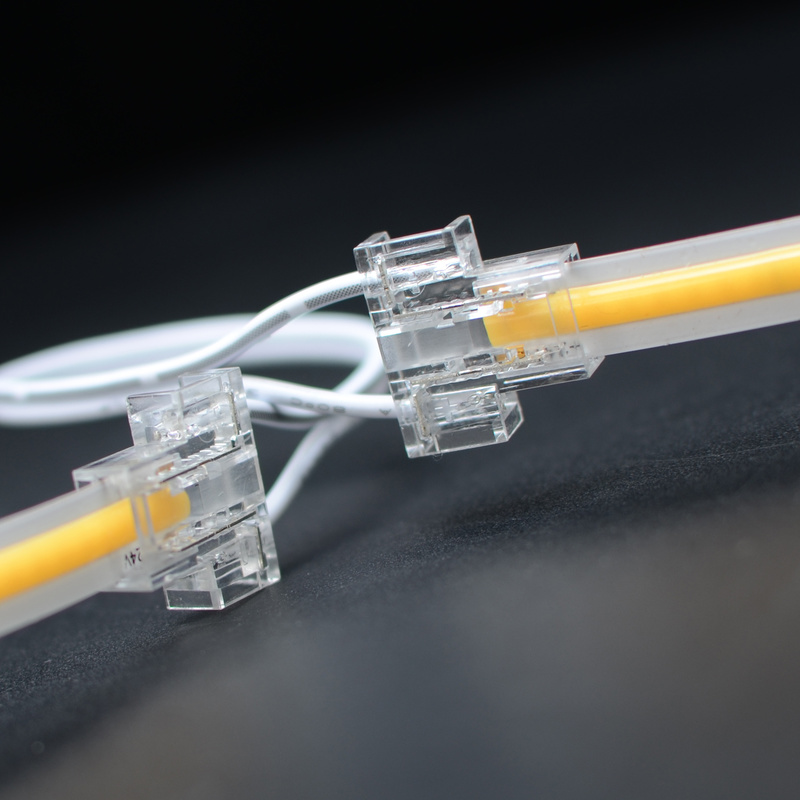cob led strips solderless connector
